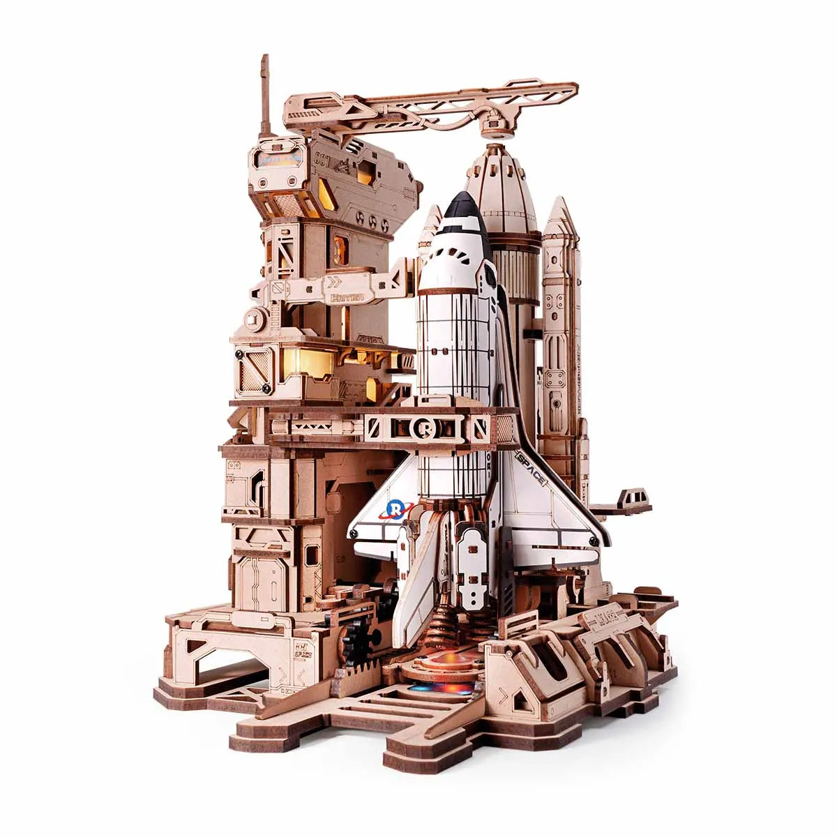 Fusée mécanique – Puzzle 3D ROKR Space Shuttle avec tour de lancement