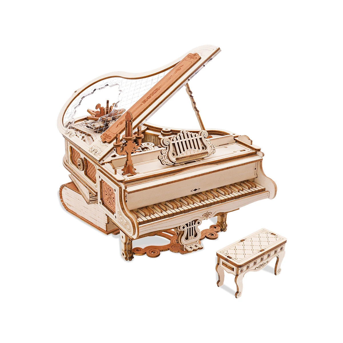 Piano mécanique magique – Boîte à musique Puzzle 3D