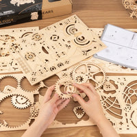 Horloge Hibou mécanique en bois à assembler