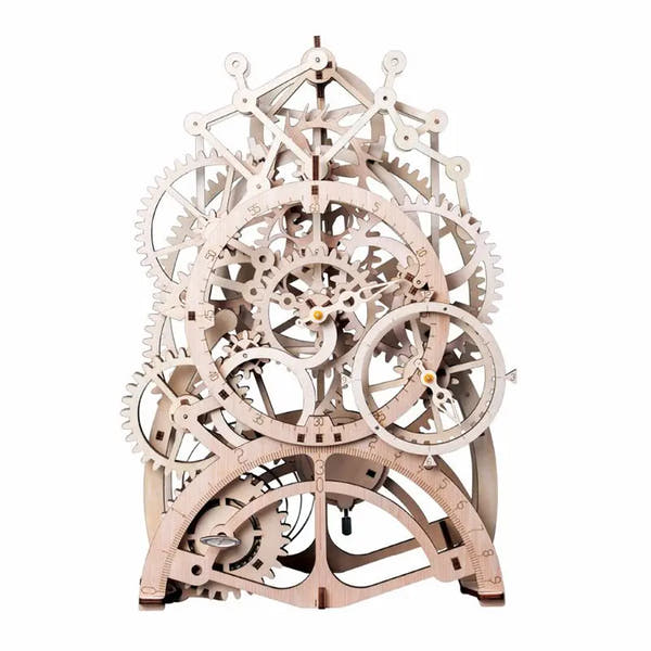 Horloge à pendule – Puzzle mécanique en bois