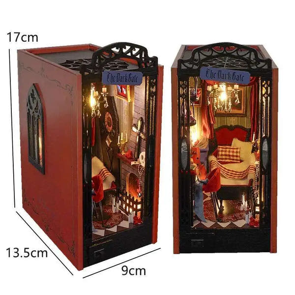 Book Nook Agence de Détective – Diorama miniature LED en bois à assembler