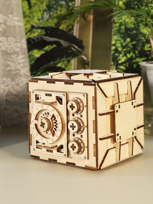 Coffre-fort mécanique – Puzzle 3D