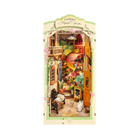 Book Nook Floral Corner – Diorama miniature LED TGB09