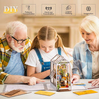 Book Nook Holiday Garden House – Diorama miniature LED TGB06