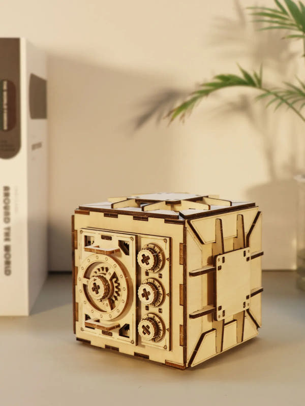 Coffre-fort mécanique – Puzzle 3D